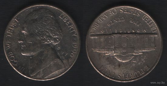 США km192A 5 центов 1996 год (P) kmA192.2 (f0