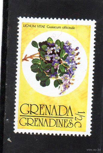 Гренада и Гренадины. Ми-149. Цветы. Бакаут. Серия: Флора и фауна.1976.