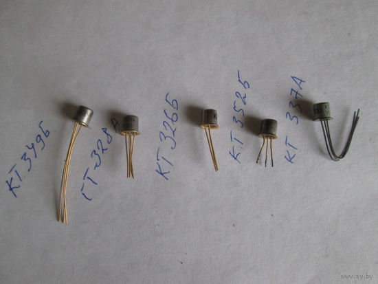 Транзисторы КТ349б,ГТ328а,КТ352б,КТ337а.