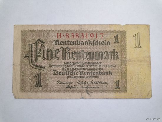 1 марка 1937