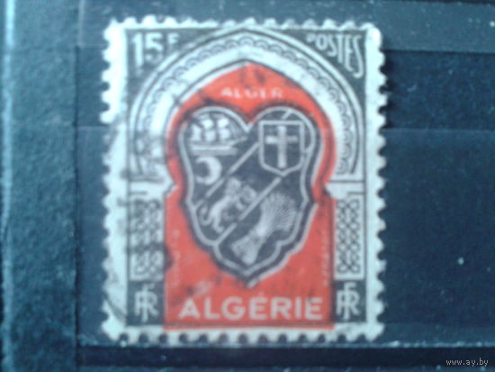 Алжир колония Франции 1949 Стандарт, герб 15 фр