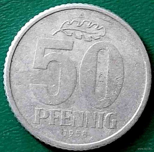 Германия ГДР 50 пфеннигов 1958 А 2
