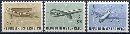 Австрия 1968 Авиация Самолеты Серия 3 м. MNH\\о7