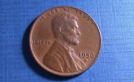 1 цент 1956 D. США.