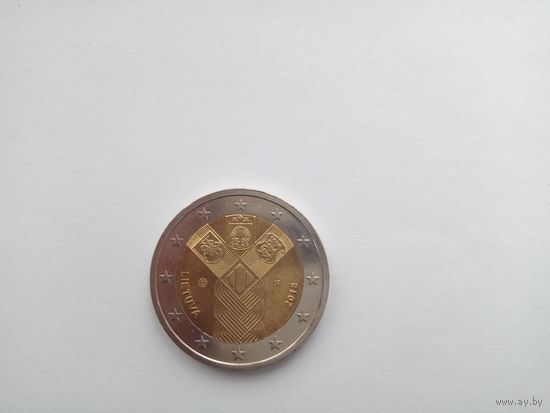 2 евро 2018 год Литва