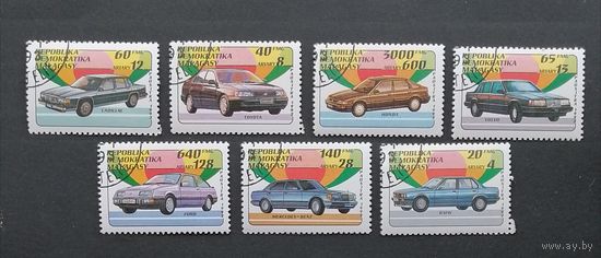 Мадагаскар /1992/ Автомобили Европы и Азии . Серия 7 марок