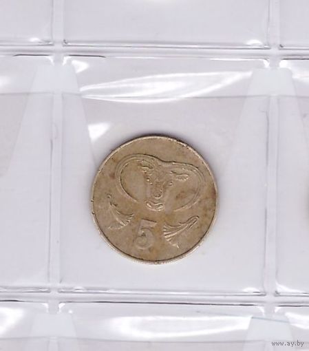5 центов 1983 Кипр. Возможен обмен