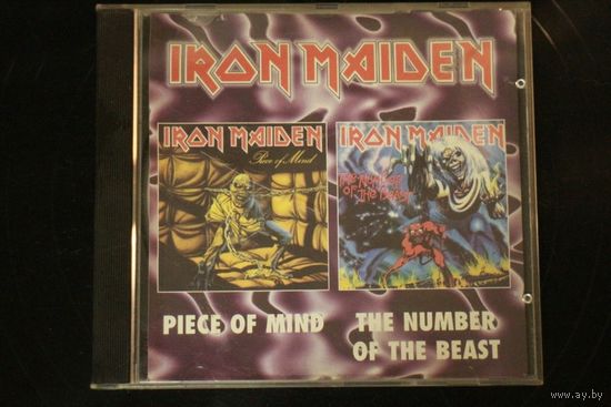 Iron Maiden - Piece Of Mind / The Number Of The Beast (1996, CD)