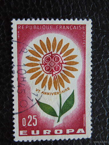Франция 1964 г. Европа.