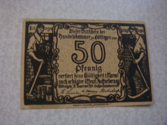 Германия 50 пфенингов  нотгельд