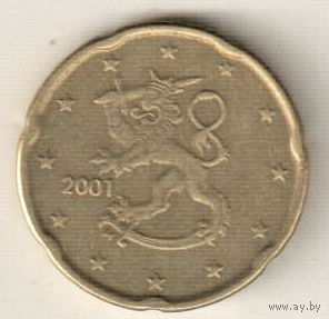 Финляндия 20 евроцент 2001