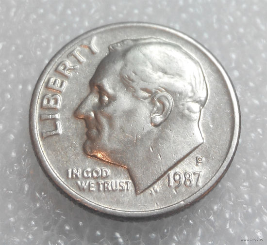 10 центов (дайм) 1987 (P) США #01