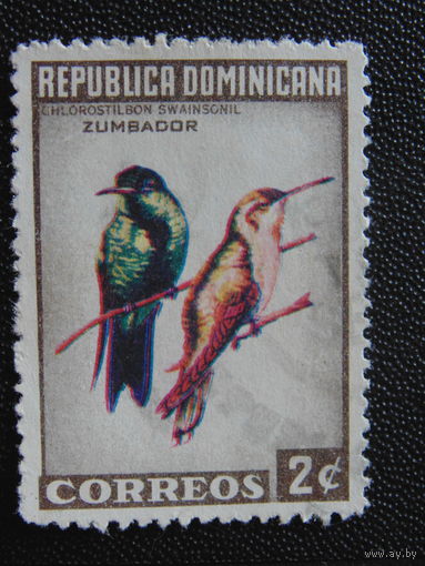 Доминиканская Республика 1964 г. Птицы.
