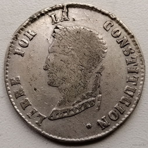 Боливия 4 соль 1857