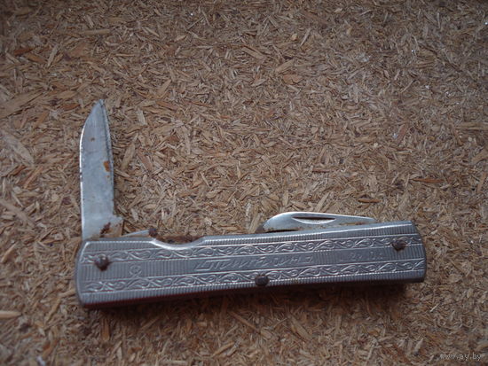 Винтажный складной  перочинный нож СССР Титан
