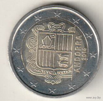 Андорра 2 евро 2014