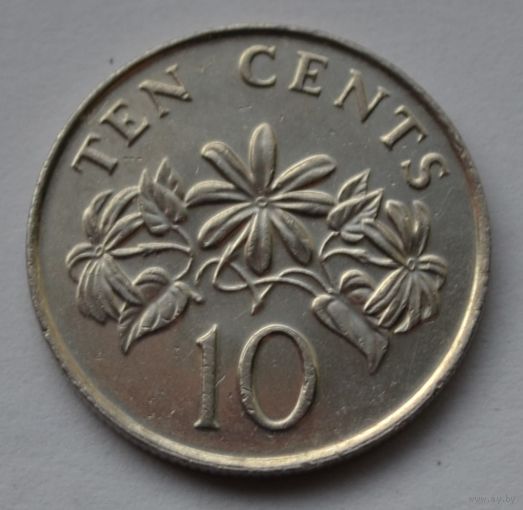 Сингапур, 10 центов 1990 г.