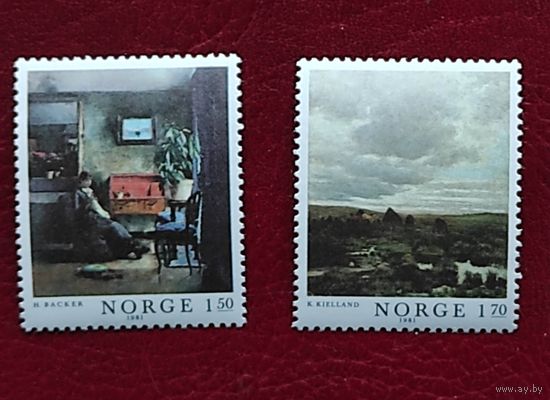 Норвегия: 2м/с живопись, 1981г