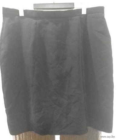 Черная юбка-карандаш, р-р 48-50, как новая