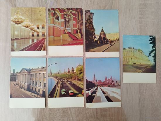 Кремль. 1966 год. 7 открыток