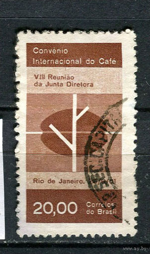 Бразилия - 1961 - Международная кофейная конвенция - [Mi. 1005] - полная серия - 1 марка. Гашеная.  (Лот 11CH)