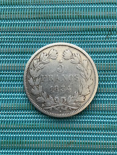 Франция 5 франков 1834 г.