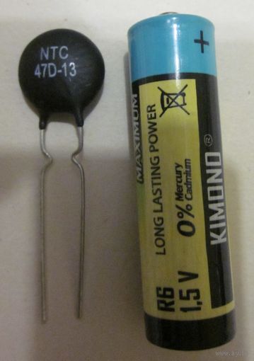 Термистор (терморезистор) NTC 47D-13 (47 Om 2A)