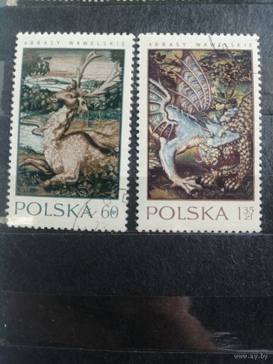 1970 Гобелены из замка Вавель в Кракове (Польша) 2 марки