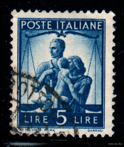 1b: Италия - 1945 - почтовая марка