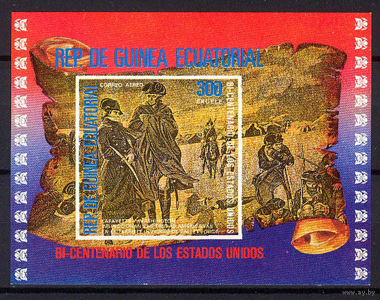 1975 Экваториальная Гвинея. 200 лет независимости США