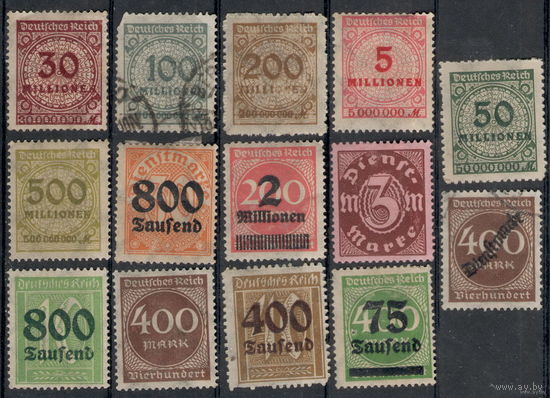 Германия /1920-1923/ Немецкий Рейх / Стандарты / Сборка / 14 марок