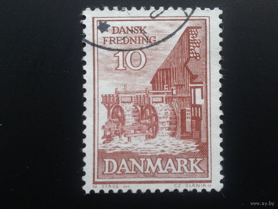 Дания 1962 водяная мельница