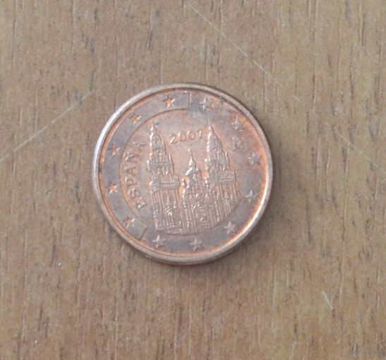 Испания - 1 евроцент - 2007