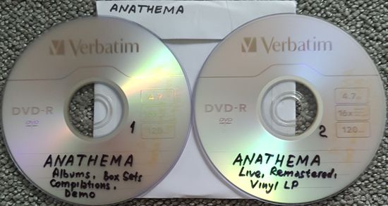 DVD MP3 дискография ANATHEMA (CD & Vinyl rip) - 2 DVD
