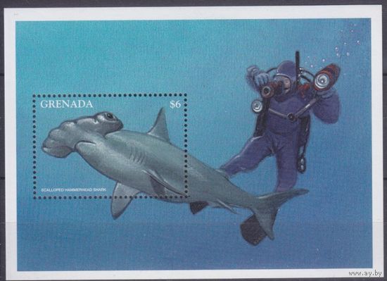 1997 Гренада 3445/B456 Морская фауна 8,00 евро