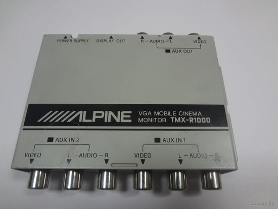 Блок коммутации для автомобильной мультимедиа системы Alpine TMX-R1000.