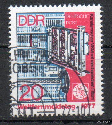 Всемирный день электросвязи ГДР 1977 год серия из 1 марки