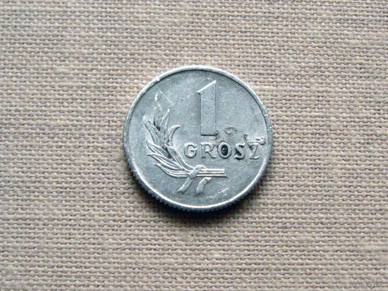 Польша 1 грош 1949 Алюминий