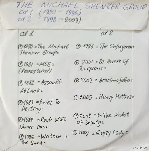 CD MP3 дискография The Michael SHENKER GROUP - 2 CD