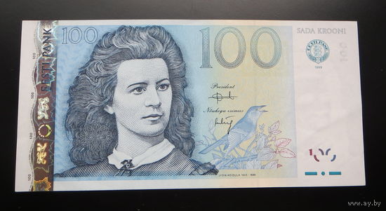Эстония. 100 крон 1999г.