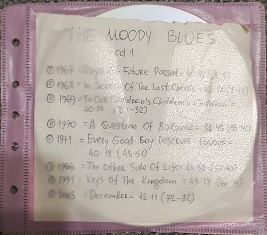 CD MP3 дискография The MOODY BLUES - 2 CD