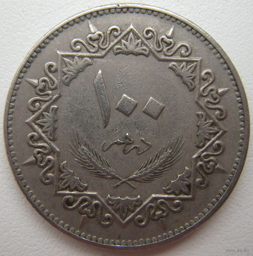 Ливия 100 дирхем 1975 г. (u)