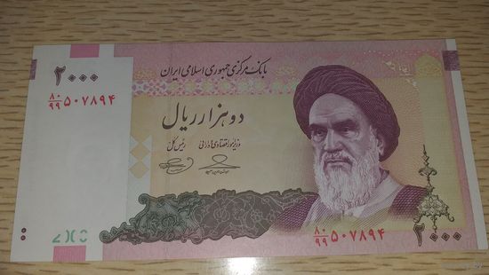 Иран 2000 риалов 2005г UNC