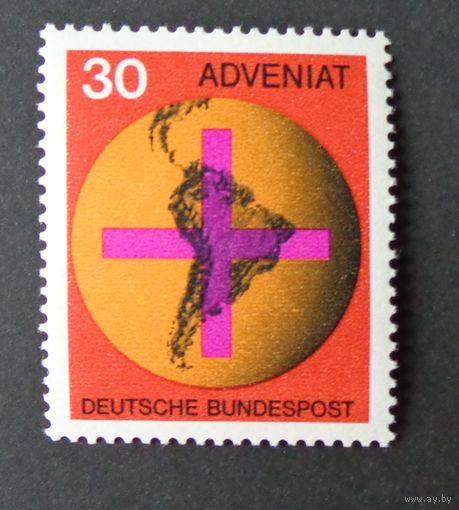 Германия, ФРГ 1967 г. Mi.545 MNH** полная серия