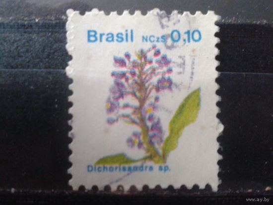 Бразилия 1989 Стандарт, цветы 0,10
