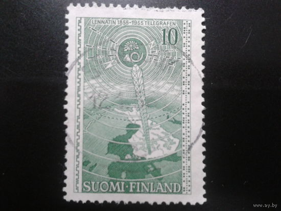 Финляндия 1955 телеграф