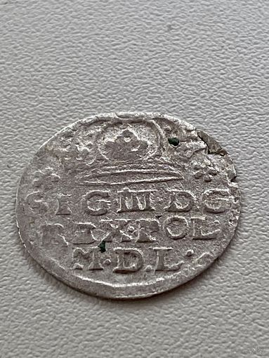 Коронный грош 1624 год