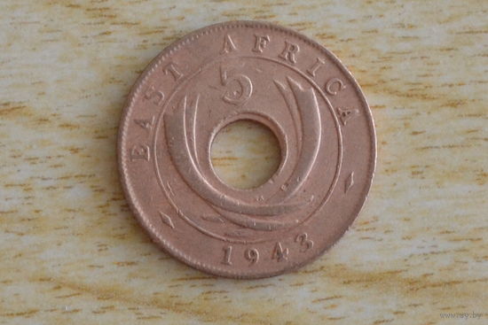Восточная Африка 5 центов 1943  SA