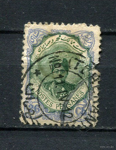 Персия (Иран) - 1911/1922 - Султан Ахмад-шах 26Ch - (есть тонкое место) - [Mi.317] - 1 марка. Гашеная.  (LOT W37)