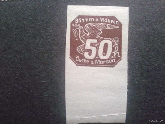 Рейх Богемия и Моравия 1939 газетная марка